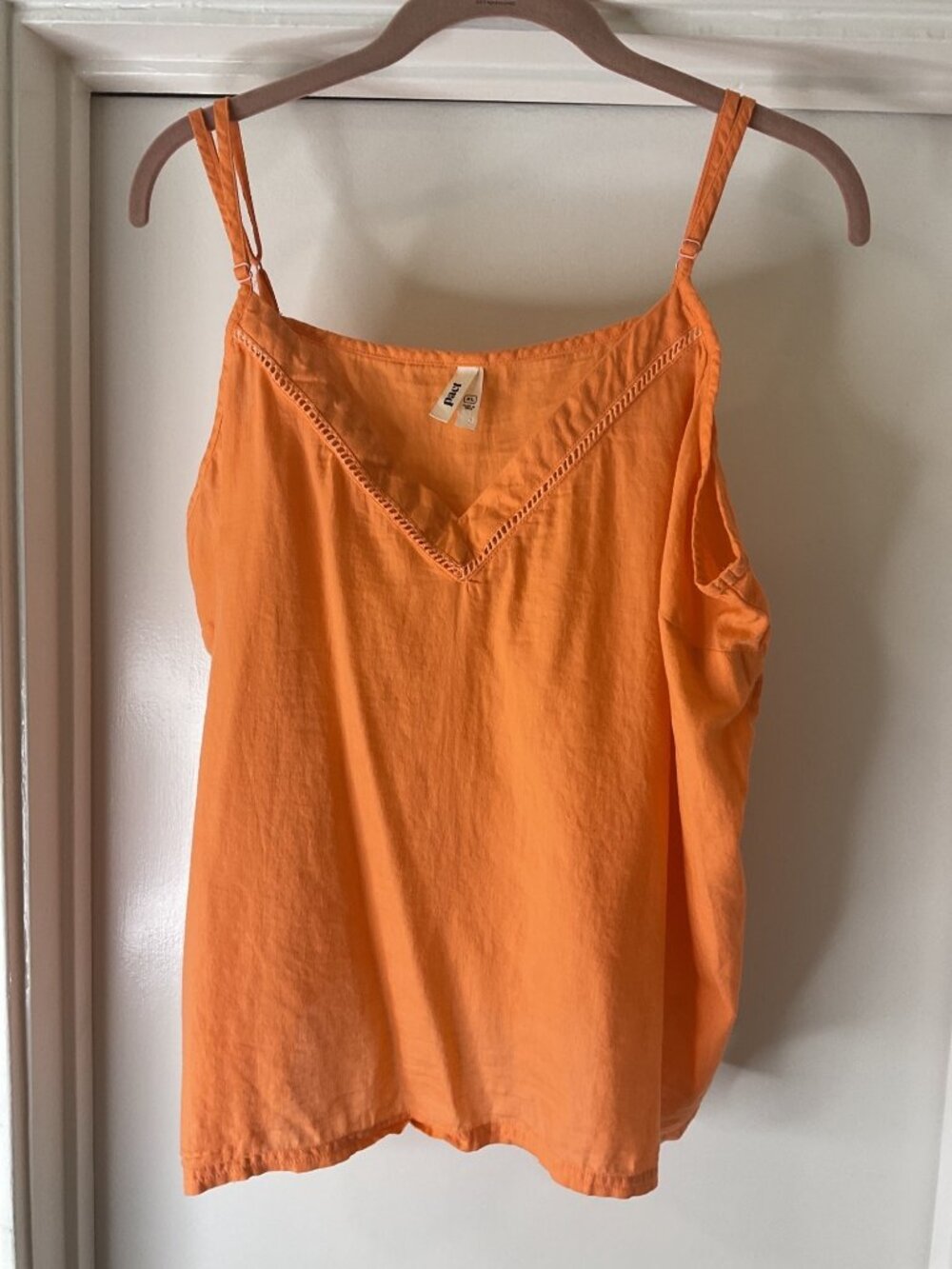 Pact Organic Cotton Size XL Orange Camisole